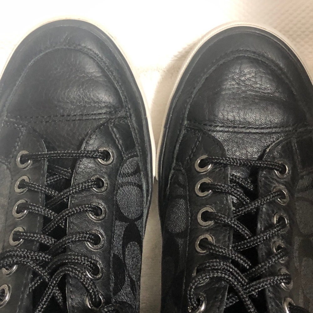 Coach Sneakers Leather And Canvas Men’s Size 10 Pre-owned Used Condition. - Picture 12 of 12